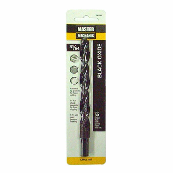 Swivel 0.48 x 5.87 in. Master Mechanic Oxide Drill Bit - Black SW3841370